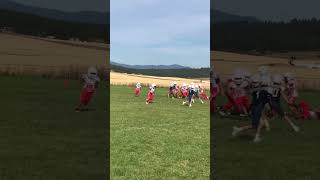 4th grade tackle football popping hithard football subscribe [upl. by Roselle]