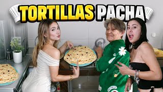 COCINAMOS TORTILLAS CON ABUE JM😍  Hermanas JM [upl. by Nilknarf]