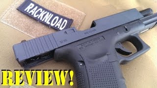 WE GLOCK 18C Airsoft FULL REVIEW by RACKNLOAD [upl. by Rodrick516]