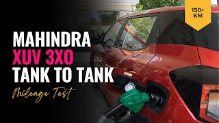 Mahindra XUV 3XO MX3 Mileage test Tank to Tank 😱  Ownership Review 💯 [upl. by Akeinahs]