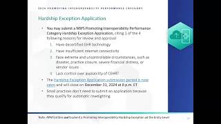 2024 Promoting Interoperability Overview Webinar [upl. by Darlleen]