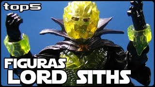 Star wars Top5 Figuras Lord Siths [upl. by Merkle]