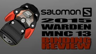 2015 Salomon Warden MNC 13 Ski Binding [upl. by Heida]