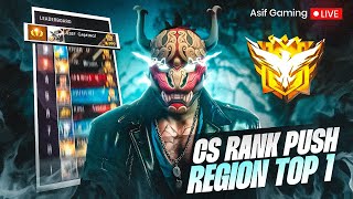 New Season Cs Rank Push To Region Top 1 With Highest Streak Ever 🤯  Garena  Free Fire [upl. by Coulombe]