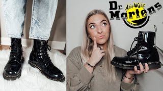 My Dr Martens One Year Later Are They Worth It everything you need to know 1460 patent leather [upl. by Guria]