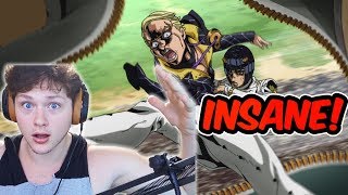 Body Builder Reacts to JJBA Golden Wind Bucciarati VS Prosciutto and Pesci [upl. by Ranite]