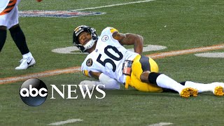 Steelers linebacker suffers major back injury [upl. by Wun]