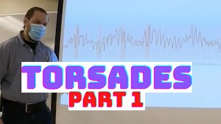 How to diagnose Torsades de Pointes TdP on the EKG and treat Polymorphic VTach Part 1 [upl. by Ise]