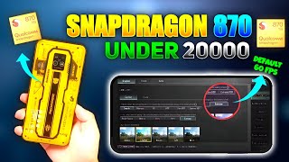 Snapdragon 870 processor under 20000 best smartphone for gaming under 20k  the flashy [upl. by Aeel]