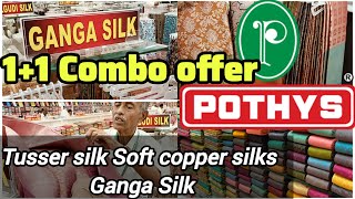 2025 புதுவருட புது வரவு Ganga Silks 11 Combo offer Silk ssarees collections [upl. by Eekaz]