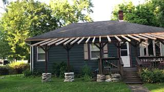 Bungalow Deck Roof 52  All Rafters Are Set [upl. by Ettenwahs]