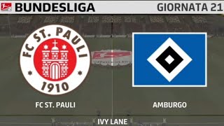 FIFA 21 StPauli vs Amburgo [upl. by Lorelle]