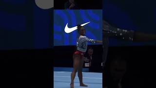 Simone Biles Floor Routine simonebiles gymnasticsfloorroutine fypシ゚viral [upl. by Takara]