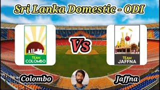 Colombo vs Jaffna  Final  National Super League Limited Over Tournament 2024 [upl. by Eelyak]