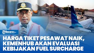 Harga Tiket Pesawat Naik Kemenhub Akan Evaluasi Kebijakan Fuel Surcharge [upl. by Cull]