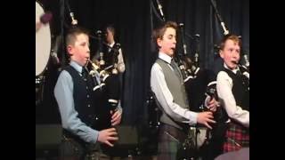 NYPBoS Miniband Feb 2016 Pipe Major Sandy Spence Cabar Feidh Paddy’s Leather Breeches Butterfingers [upl. by Assetnoc]