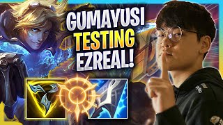 GUMAYUSI TESTING EZREAL IN KOREA SOLOQ  T1 Gumayusi Plays Ezreal ADC vs Varus  Season 2023 [upl. by Duile]