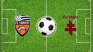 Lorient vs FC Metz  Ligue 1 202324  Football Simulation PES 21 [upl. by Neiluj996]