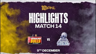 Match Highlights Bengaluru Bulls vs Haryana Steelers  December 9  PKL Season 10 [upl. by Kama]