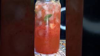 Strawberry mojito🍓🍓youtubeshorts trending recipe mojito viralvideo [upl. by Eirehs]