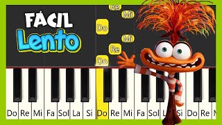 INTENSAMENTE 2  Bundle of Joy  Tutorial piano fácil  VERSIÓN LENTA [upl. by Airym13]