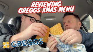 GREGGS FESTIVE MENU REVIEW [upl. by Arlan]