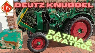 Patina herstellen am Deutz Knubbel amp Rost im Zylinderkopf😞 2 [upl. by Arodasi601]