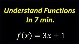 Learn Functions – Understand In 7 Minutes [upl. by Zalea]