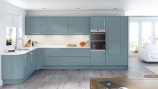 Chalk Paint Kitchen Cabinets Duck Egg Colors [upl. by Qulllon]