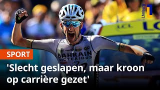 Poels geniet na van etappewinst in Tour de France  1Limburg [upl. by Atikel]