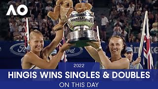 On This Day Martina Hingis Wins Singles amp Doubles Titles [upl. by Penthea]