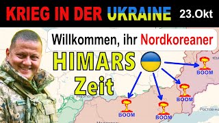 23OKTOBER AUSGELÖSCHT AN TAG 1  Ukrainer TREFFEN NORDKOREANISCHE BASIS  UkraineKrieg [upl. by Llekcir]