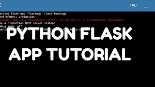 Python Flask App With HTML Template Using rendertemplate python webserver [upl. by Aicirtam562]