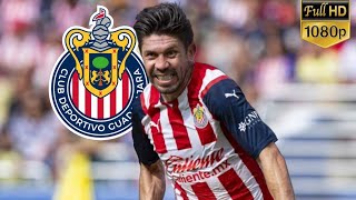 Los 2 GOLES de ORIBE PERALTA con CHIVAS [upl. by Enaitsirhc]