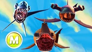 ALL M SHARKS UNLOCKED  HUNGRY SHARK WORLD  NEW SHARK GAMEPLAY [upl. by Nevar965]