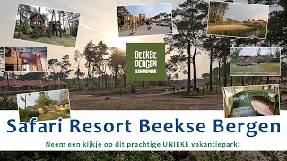 Safari Resort Beekse Bergen rondleiding over vakantiepark Karibu Town en Maji Springs [upl. by Sillsby]