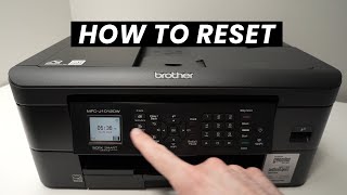 How to Factory Reset Brother MFC Printer [upl. by Elda]