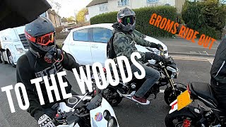 Willingham Woods Rideout  UK Grom Squad  Bike Meet [upl. by Petrick986]