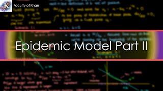 Mathematical model of epidemics Development and Analysis 22 [upl. by Tay]