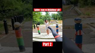 SPIDER MAN HAS SPLIT PERSONALITY PART 2 spiderman shorts part2 [upl. by Swanhildas]