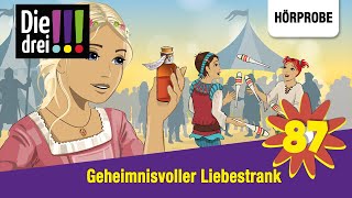 Die drei   Folge 87 Geheimnisvoller Liebestrank  Hörprobe zum Hörspiel [upl. by Esirec]