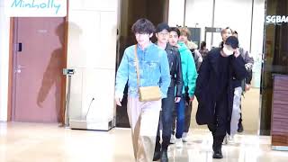 BTS Arrival at gimpo Airport from Muster Japan 191512 [upl. by Qahsi]