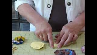 Introduction to English Paper Piecing Hexagons  Quilting Tips amp Techniques 056 [upl. by Talie]