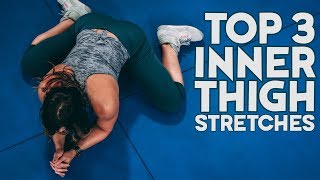 TOP 3 Inner Thigh Stretches to UNLOCK Tight Hips and Groin Improve Flexibility [upl. by Silsby]