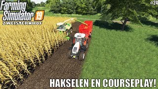 HAKSELEN EN COURSEPLAY Farming Simulator 19 Zweisternhof 24 [upl. by Brendis]