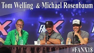 Michael Rosenbaum and Tom Welling  Smallville PanelQampA  FanX 2018 [upl. by Eugen248]