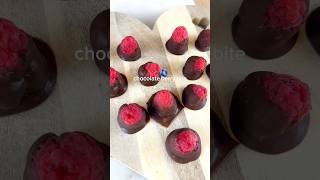 berry chocolate bites🫐🍫 shortsviral healthy snack dessert [upl. by Pelagias]