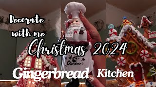 Christmas 2024 Gingerbread Kitchen Decorate With Me  Gingerbread Kitchen  Christmas [upl. by Amund]