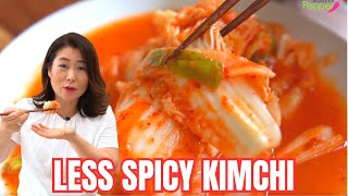 SECRET to making LESS Spicy AUTHENTIC Kimchi with ADDICTIVE Kimchi Juice SMALL BATCH Kimchi Recipe [upl. by Gloriana]