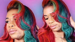 MOOD RING HAIR COLORING TUTORIAL  Super EASY amp Descriptive  Ft DyHair777  Alfred Lewis lll [upl. by Ardet]